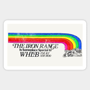 WHLB Minnesota The Iron Range / 80s Radio Station Magnet
